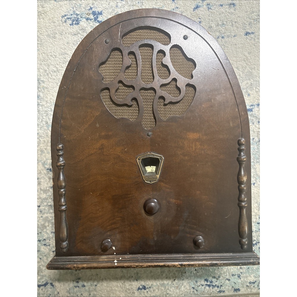 Gloritone Model 26-P 1931 Cathedral Face Looks Complete But Not Working - Picture 1 of 16